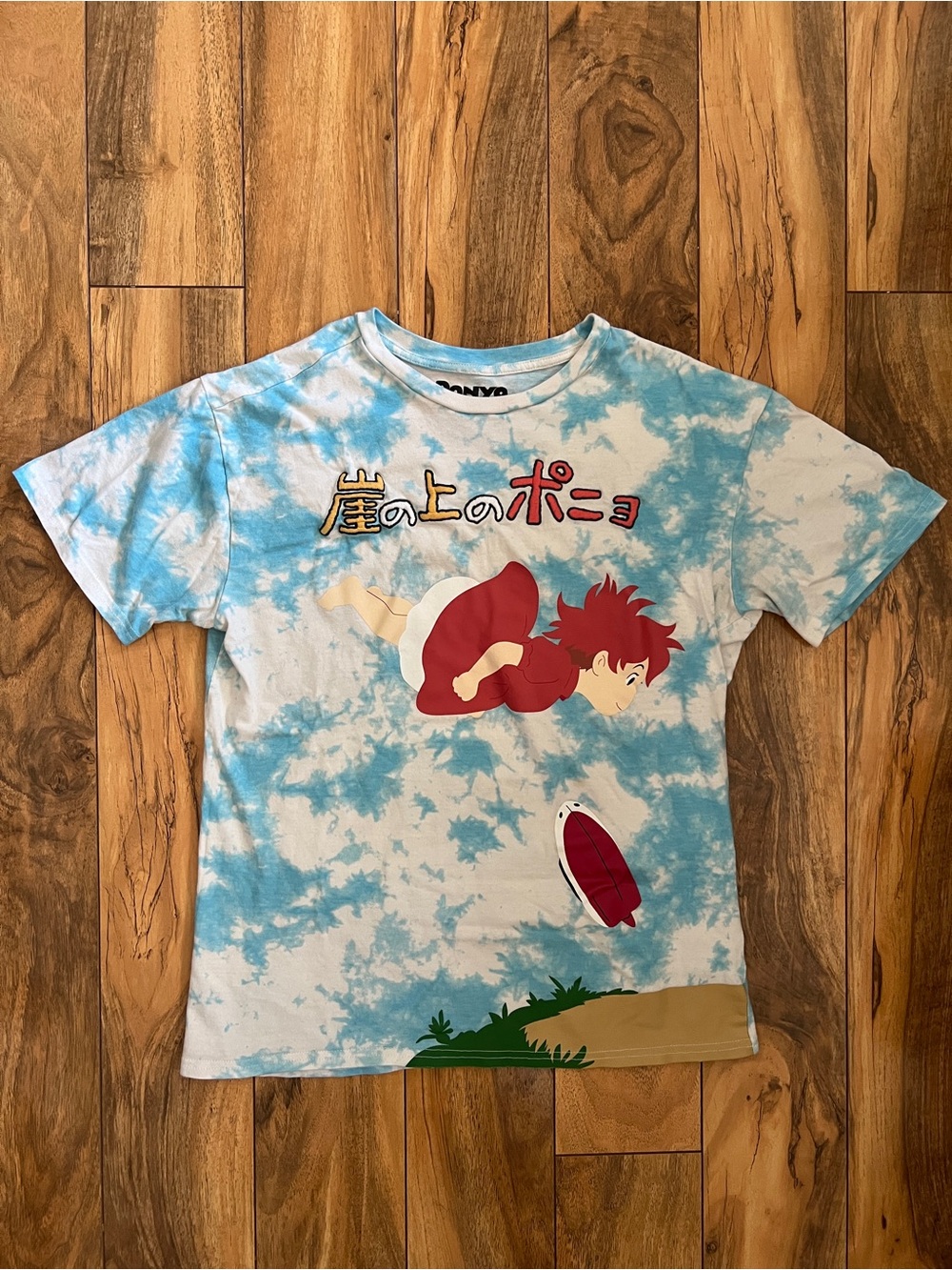 Studio Ghibli Ponyo Floating Tie-Dye T-Shirt